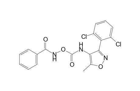N-benzoyl-O-{[3-(2,6-dichlorophenyl)-5-methyl-4-isoxazolyl]carbamoyl}hydroxylamine