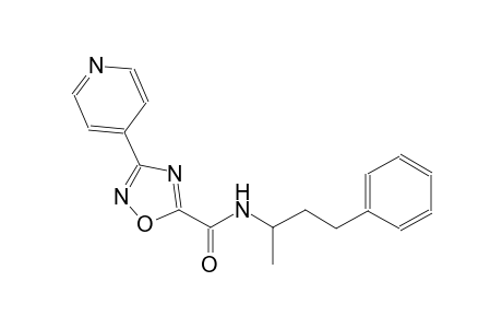 1,2,4-oxadiazole-5-carboxamide, N-(1-methyl-3-phenylpropyl)-3-(4-pyridinyl)-
