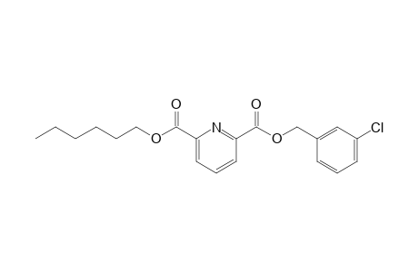 2,6-Pyridinedicarboxylic acid, 3-chlorobenzyl hexyl ester
