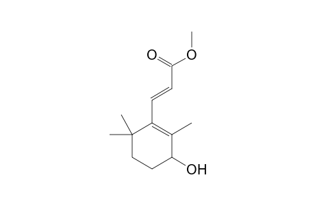 2-Propenoic acid, 3-(3-hydroxy-2,6,6-trimethyl-1-cyclohexen-1-yl)-, methyl ester, (E)-