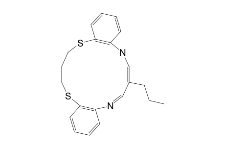 10-PROPYL-1,5-DITHIA-8,12-DIAZA-DIBENZO-[F,M]-CYCLOTETRADECA-6,8,10,13-TETRAEN