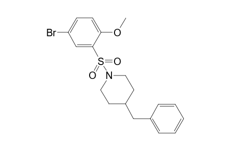 2-[(4-benzyl-1-piperidinyl)sulfonyl]-4-bromophenyl methyl ether
