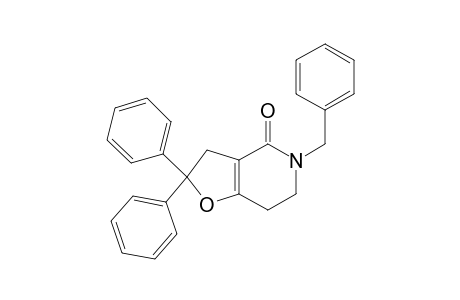 5-Benzyl-2,2-diphenyl-3,5,6,7-tetrahydrofuro[3,2-c]pyridin-4(2H)-one