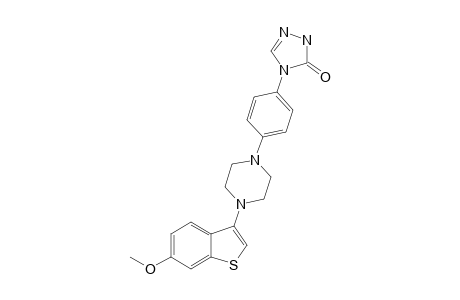 6-METHOXY-3-{4-[4-(3-OXO-3,4-DIHYDRO-(2H)-1,2,4-TRIAZOL-4)-PHENYL]-PIPERAZIN-1-YL}-BENZO-[B]-THIOPHENE
