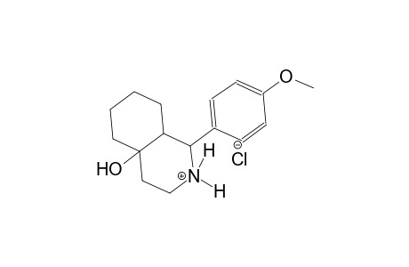 4a-hydroxy-1-(4-methoxyphenyl)decahydroisoquinolinium chloride