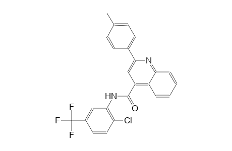N-[2-chloro-5-(trifluoromethyl)phenyl]-2-(4-methylphenyl)-4-quinolinecarboxamide