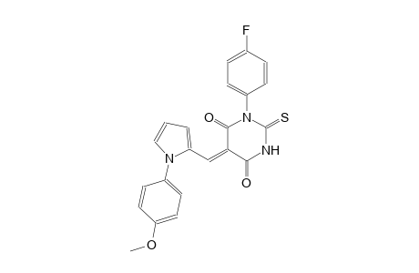 (5Z)-1-(4-fluorophenyl)-5-{[1-(4-methoxyphenyl)-1H-pyrrol-2-yl]methylene}-2-thioxodihydro-4,6(1H,5H)-pyrimidinedione
