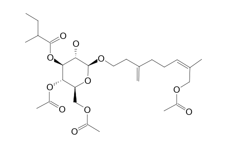 9-ACETOXY-GAMMA-GERANIOL-1-O-[4,6-DIACETYL-3-(2-METHYLBUTANOYL)]-BETA-D-GLUCOPYRANOSIDE
