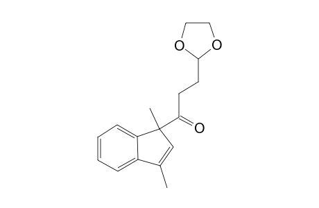 1,3-Dimethyl-1-[4-(1,3-dioxolan-2-yl)-1-oxobutyl]indene