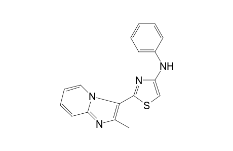 Imidazolo[1,2-a]pyridine, 2-methyl-3-(4-phenylaminothiazol-2-yl)-