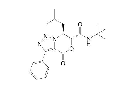 (6R,7S)-N-(tert-butyl)-7-isobutyl-4-oxo-3-phenyl-6,7-dihydro-4H-[1,2,3]triazolo[5,1-c][1,4]oxazine-6-carboxamide