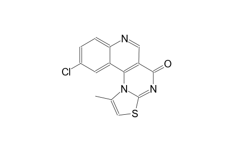 5H-thiazolo[2',3':2,3]pyrimido[5,4-c]quinolin-5-one, 10-chloro-1-methyl-