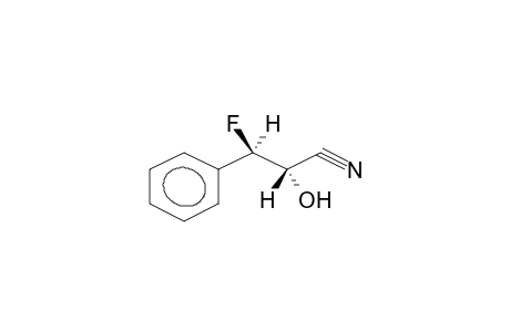 ERYTHRO-2-HYDROXY-3-PHENYL-3-FLUOROPROPANENITRILE