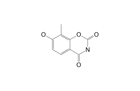 7-HYDROXY-8-METHYL-2H-BENZ-[E]-1,3-OXAZIN-2,4(3H)-DIONE