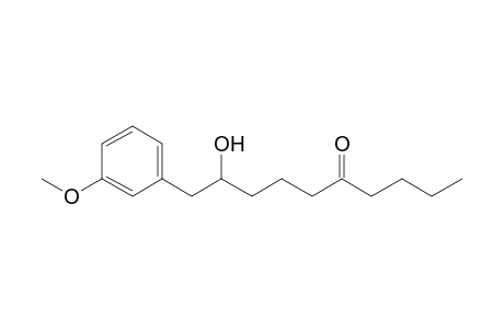 10-(3-methoxyphenyl)-9-oxidanyl-decan-5-one
