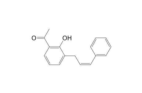1-[2-hydroxy-3-[(Z)-3-phenylprop-2-enyl]phenyl]ethanone