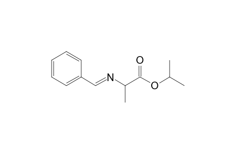 Isopropyl 2-[(1'-phenylmethylidene)amino]propanoate