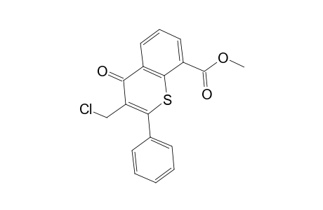 3-(chloromethyl)-4-keto-2-phenyl-thiochromene-8-carboxylic acid methyl ester