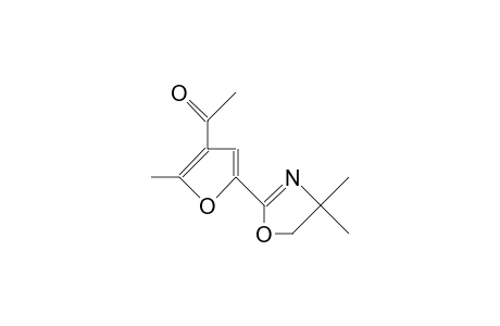 2-(4-Acetyl-5-methyl-2-furyl)-4,4-dimethyl-oxazoline