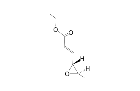 (E)-3-[(2R,3R)-3-methyl-2-oxiranyl]-2-propenoic acid ethyl ester