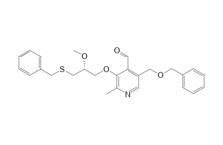 (R)-5-(Benzyloxymethyl)-3-(3-benzylthio-2-methoxypropoxy)-2-methylpyridine-4-carbaldehyde
