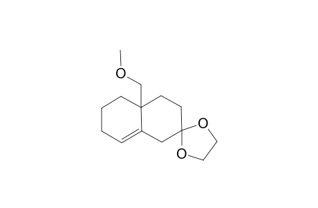 4-Ethylenedioxy-6-methoxymethylbicyclo[4.4.0]dec-10-ene