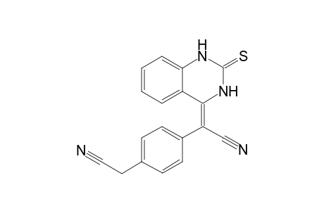 (E)-4-[1-Cyano-1-(4-cyanomethylphenyl)methylidene-3,4-dihydroquinazoline-2(1H)-thione