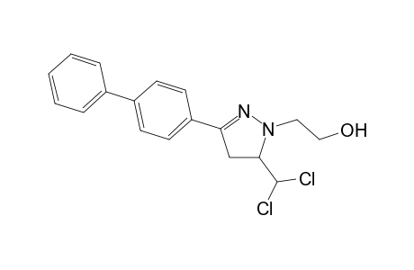 5-Dichloromethyl-1-(2-hydroxyethyl)-3-(4-phenylphenyl)-2-pyrazoline