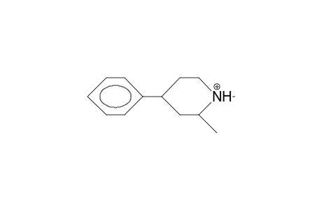 1,cis-2-Dimethyl-4-phenyl-piperidinium cation