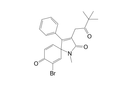 7-Bromo-3-(3,3-dimethyl-2-oxobutyl)-1-methyl-4-phenyl-1-azaspiro[4.5]deca-3,6,9-triene-2,8-dione
