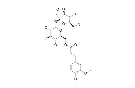 SAGETOSIDE-A;ALPHA-D-(6-O-DIHYDROFERULOYL)-GLUCOPYRANOSYL-(1->2)-BETA-D-FRUCTOFURANOSIDE