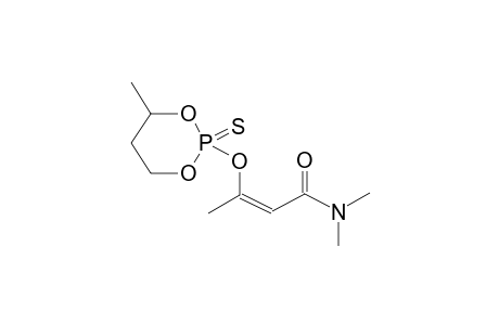 2-(1-DIMETHYLCARBAMOYLPROP-1-EN-2-YLOXY)-2-THIOXO-4-METHYL-1,3,2-DIOXAPHOSPHORINANE (ISOMER MIXTURE)