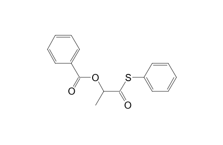 1-[(Phenylthio)carbonyl]ethyl benzoate