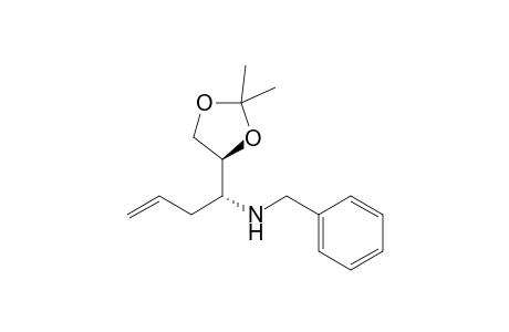 (1R)-1-[(4S)-2,2-dimethyl-1,3-dioxolan-4-yl]-N-(phenylmethyl)-3-buten-1-amine