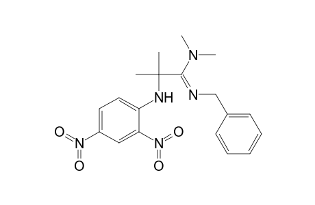 Propanimidamide, 2-[(2,4-dinitrophenyl)amino]-N,N,2-trimethyl-N'-(phenylmethyl)-