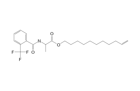 L-Alanine, N-(2-trifluoromethylbenzoyl)-, undec-10-enyl ester