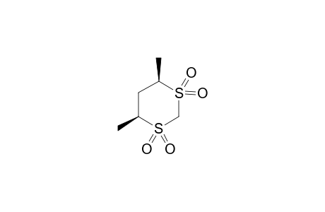 MESO-(4S,6R)-4,6-DIMETHYL-1,3-DITHIANE-1,1,3,3-TETRAOXIDE