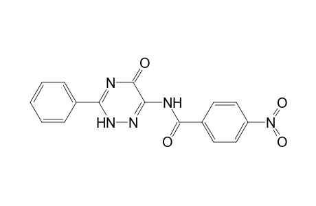 Benzamide, N-(2,5-dihydro-5-oxo-3-phenyl-1,2,4-triazin-6-yl)-4-nitro-