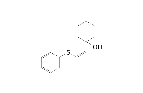 1-[(Z)-2-phenylsulfanylvinyl]cyclohexanol (Autogenertated)
