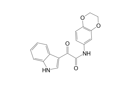 1H-Indole-3-acetamide, N-(2,3-dihydro-1,4-benzodioxin-6-yl)-.alpha.-oxo-