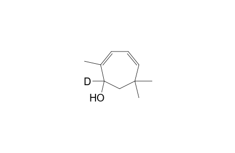 2,4-Cycloheptadien-1-d-1-ol, 2,6,6-trimethyl-