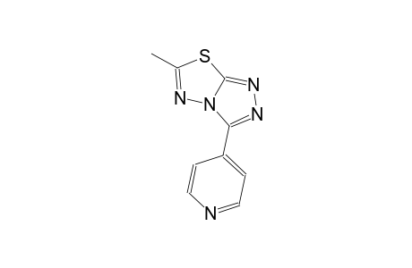 6-methyl-3-(4-pyridinyl)[1,2,4]triazolo[3,4-b][1,3,4]thiadiazole
