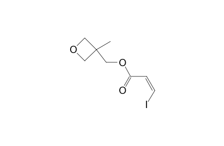 (Z)-3-iodoacrylic acid (3-methyloxetan-3-yl)methyl ester