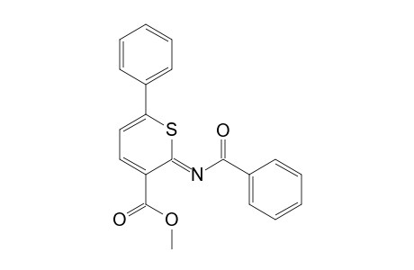 Methyl 2-(benzoilimino)-6-phenyl-2H-thiopyran-3-carboxylate