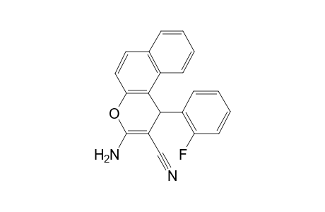 3-Amino-1-(2-fluorophenyl)-1H-benzo[f]chromene-2-carbonitrile
