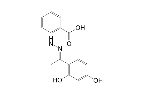 benzoic acid, 2-[(2E)-2-[1-(2,4-dihydroxyphenyl)ethylidene]hydrazino]-