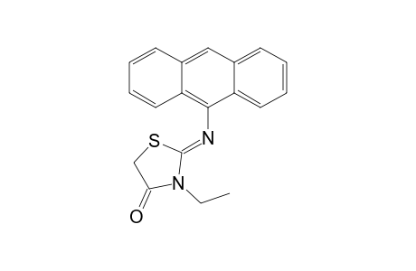 2-[(Anthracen-9'-yl)imino]-3-ethyl-1,3-thiazolidin-4-one