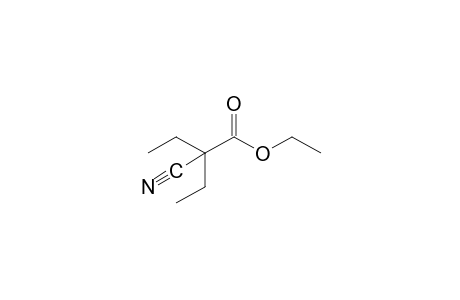 2-cyano-2-ethylbutyric acid, ethyl ester