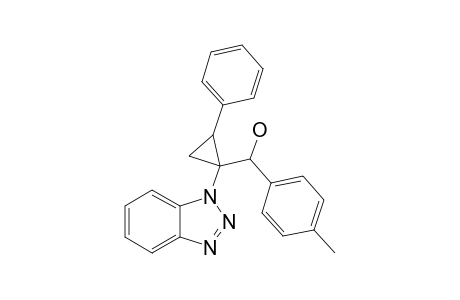 1-(BENZOTRIAZOL-1-YL)-1-(HYDROXY-PARA-METHYLPHENYLMETHYL)-2-PHENYLCYCLOPROPANE
