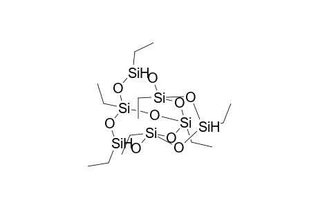 1,3,5,7,9,11,13-Heptaethyl-5,9,13-trihydrotricyclo[5.5.1.3(3,1)1]heptasiloxane